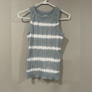 🔴Maurice’s 24/7 Blue and White Tie-Dye Tank Top